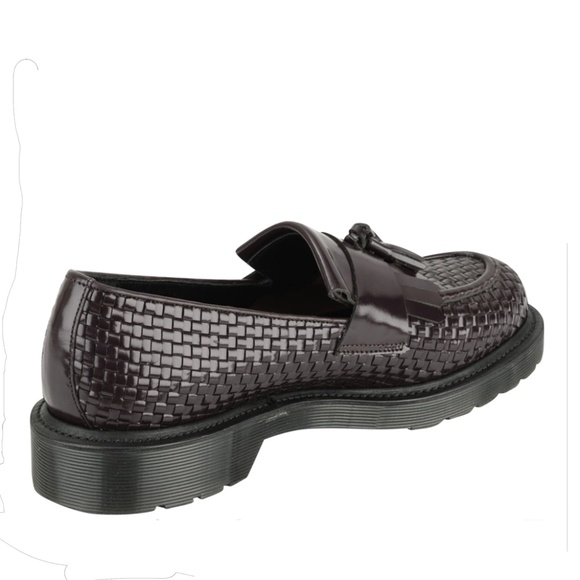 Dr. Martens Godfrey Tassle Loafer Made in England Size 11 US Oxblood - Picture 4 of 9